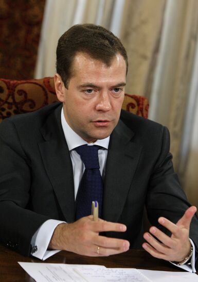 Dmitry Medvedev meeting with LDPR activists