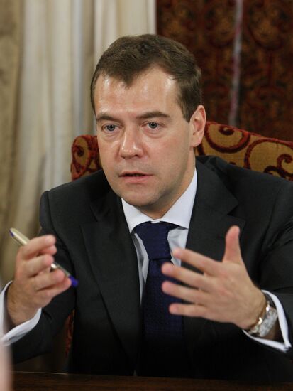 Dmitry Medvedev meeting with LDPR activists