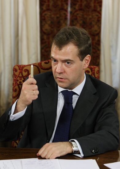 Dmitry Medvedev meeting with LDPR activists