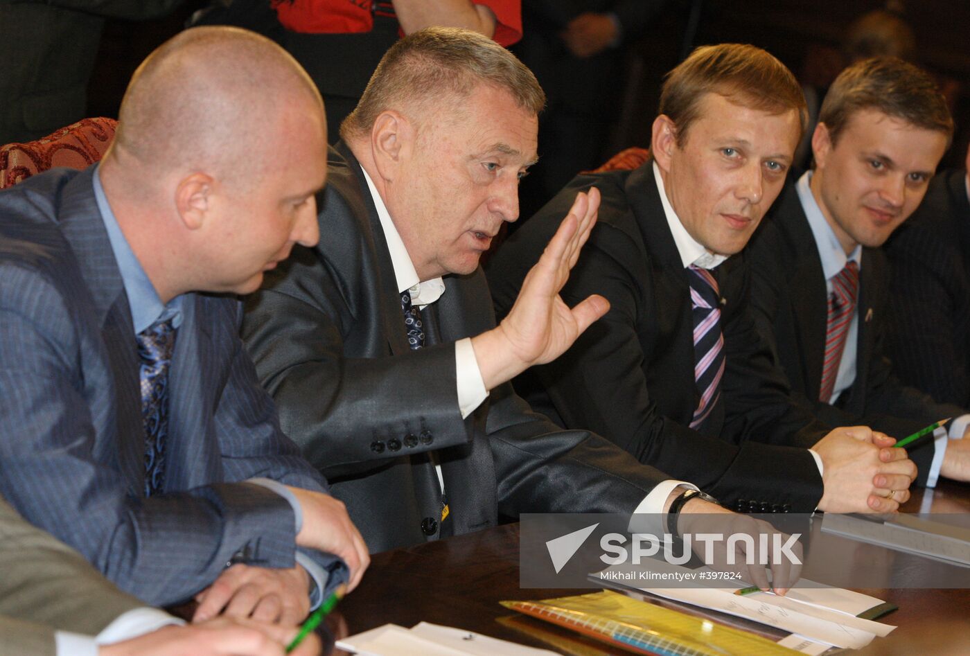 Dmitry Medvedev meeting with LDPR activists