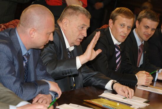 Dmitry Medvedev meeting with LDPR activists