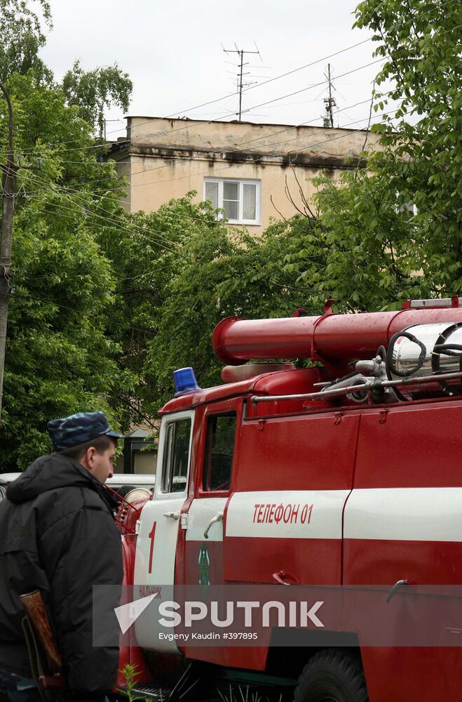 A raid against militants in Nalchik