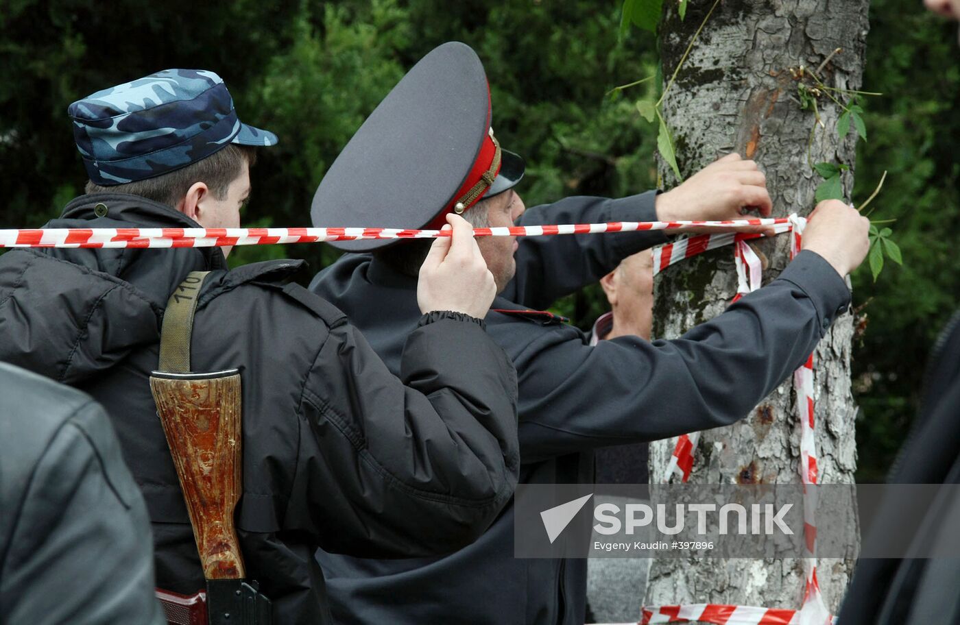 A raid against militants in Nalchik