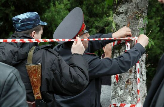 A raid against militants in Nalchik
