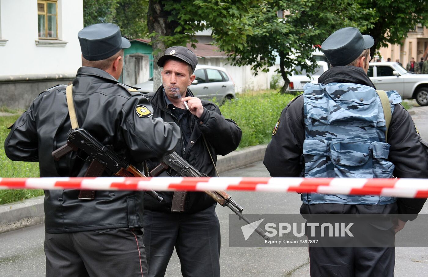 A raid against militants in Nalchik