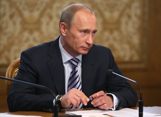 Prime Minister Vladimir Putin in Minsk