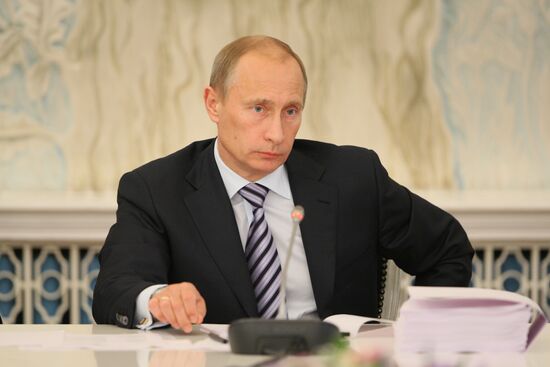 Prime Minister Vladimir Putin in Minsk