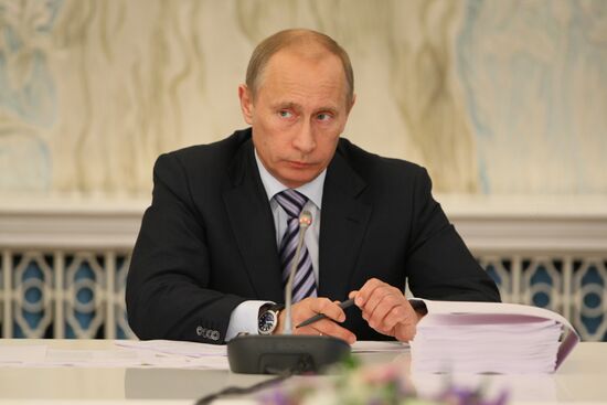 Prime Minister Vladimir Putin in Minsk