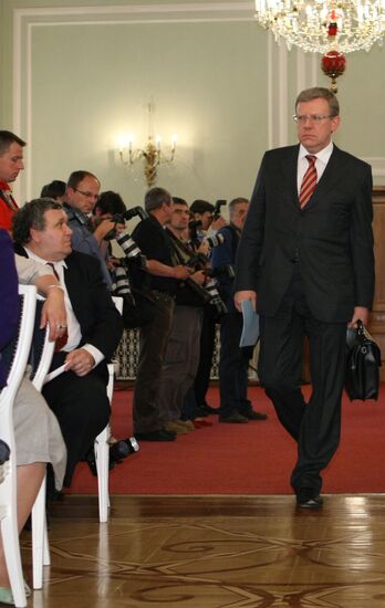 Finance Minister Alexei Kudrin in Minsk