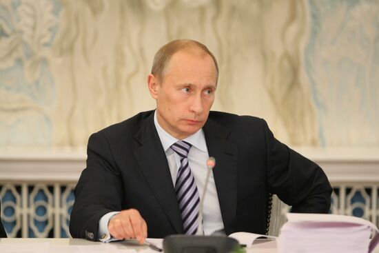 Prime Minister Vladimir Putin in Minsk
