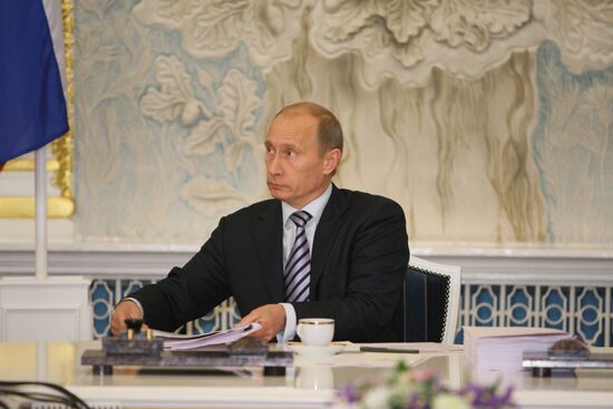 Prime Minister Vladimir Putin in Minsk