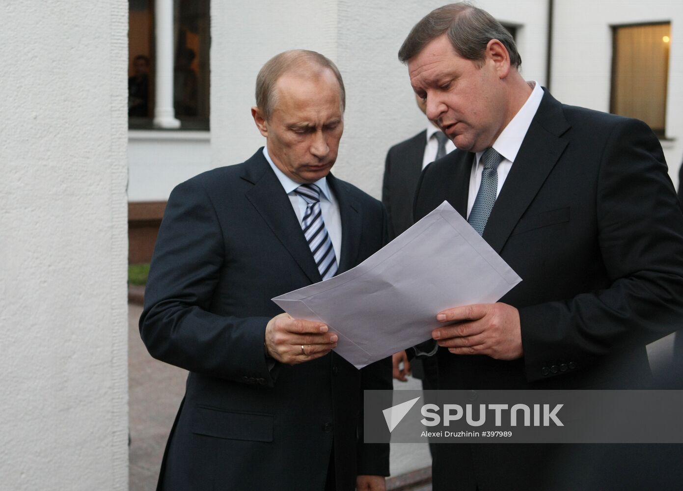 Vladimir Putin and Sergei Sidorsky