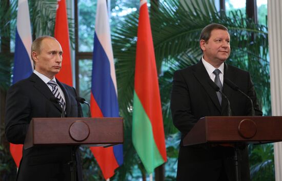 Vladimir Putin and Sergei Sidorsky