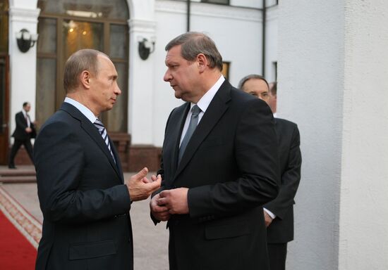 Vladimir Putin and Sergei Sidorsky