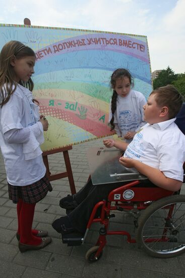 Action for befitting education of children with disabilities