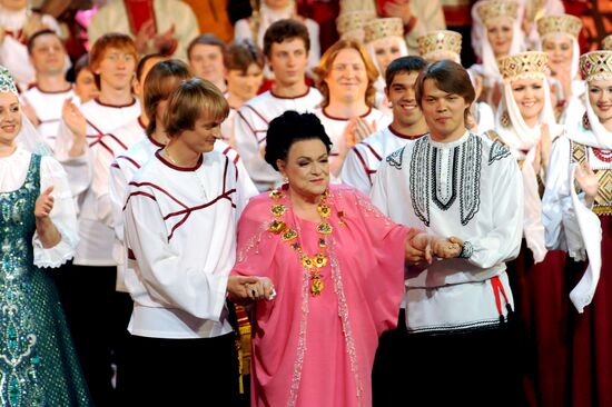 Shooting movie in honor of Lyudmila Zykina's 80th birthday