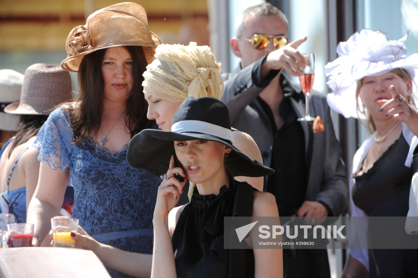 Spectators at Radio Monte Carlo Grand Prix horse race