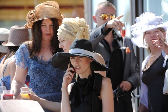 Spectators at Radio Monte Carlo Grand Prix horse race