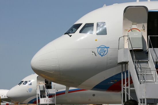Tu-214 aircraft for presidential business administration. Kazan