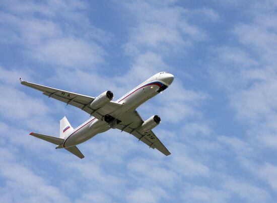 Tu-214 aircraft for presidential business administration. Kazan