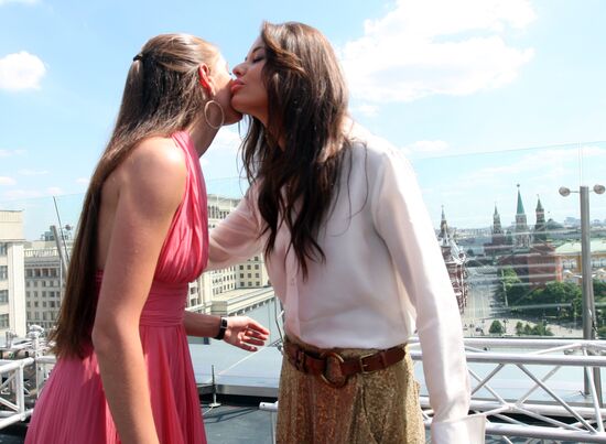 Miss Russia competition winners in Moscow