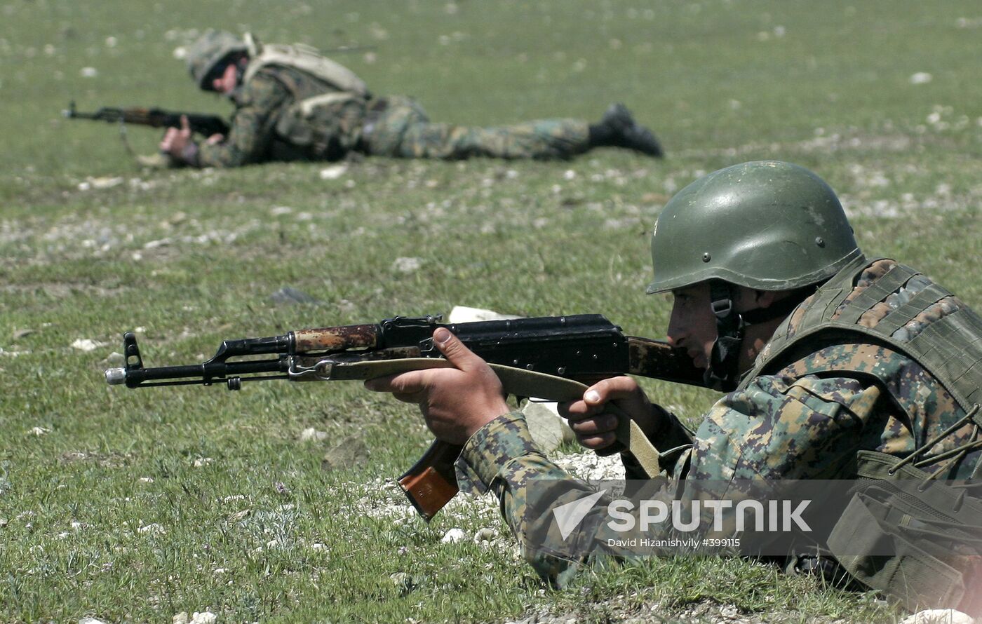 NATO exercises code-named Cooperative Longbow 09 in Georgia