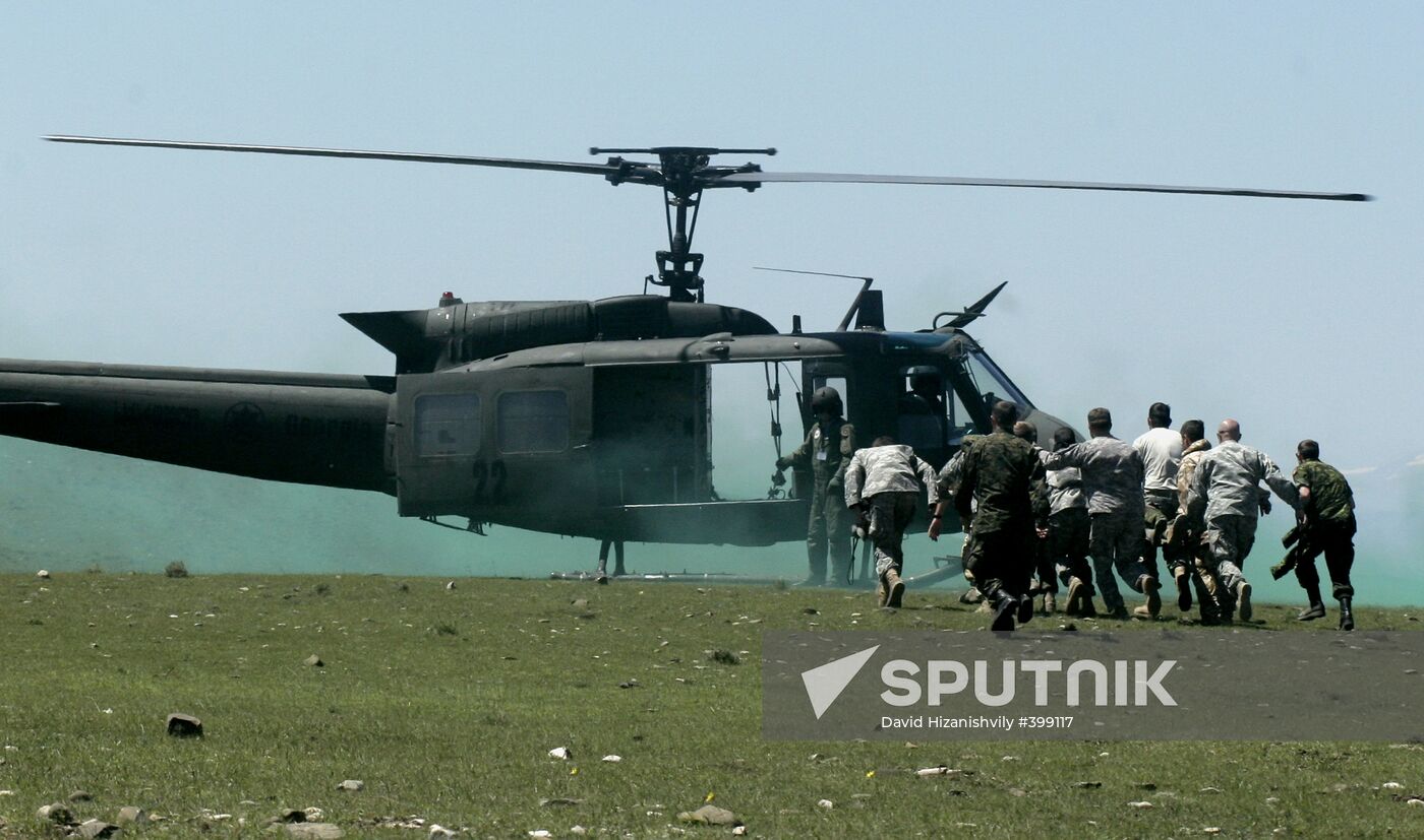 NATO exercises code-named Cooperative Longbow 09 in Georgia