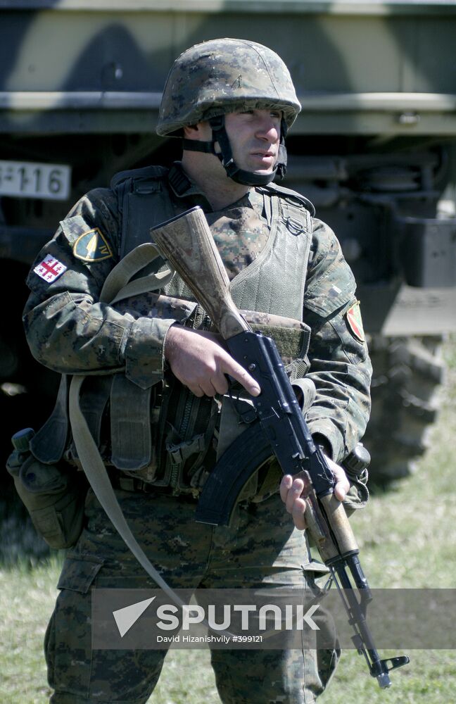 NATO exercises code-named Cooperative Longbow 09 in Georgia