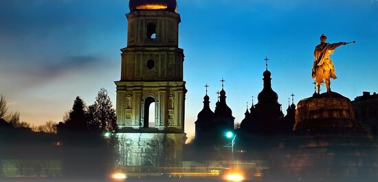 Kiev at night