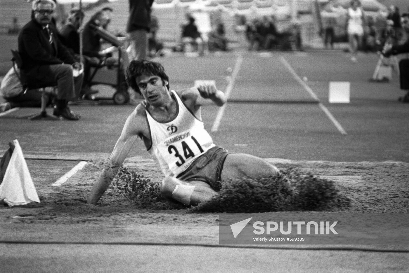 Three-time Olympic champion in triple jump Viktor Saneyev