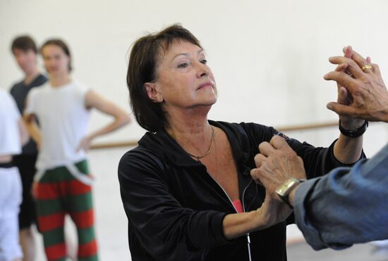 Rehearsal of a gala on Natalia Kasatkina's 75th birthday