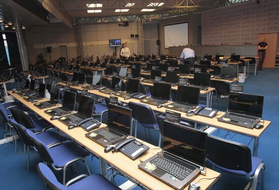 Preparing for economic forum in St. Petersburg