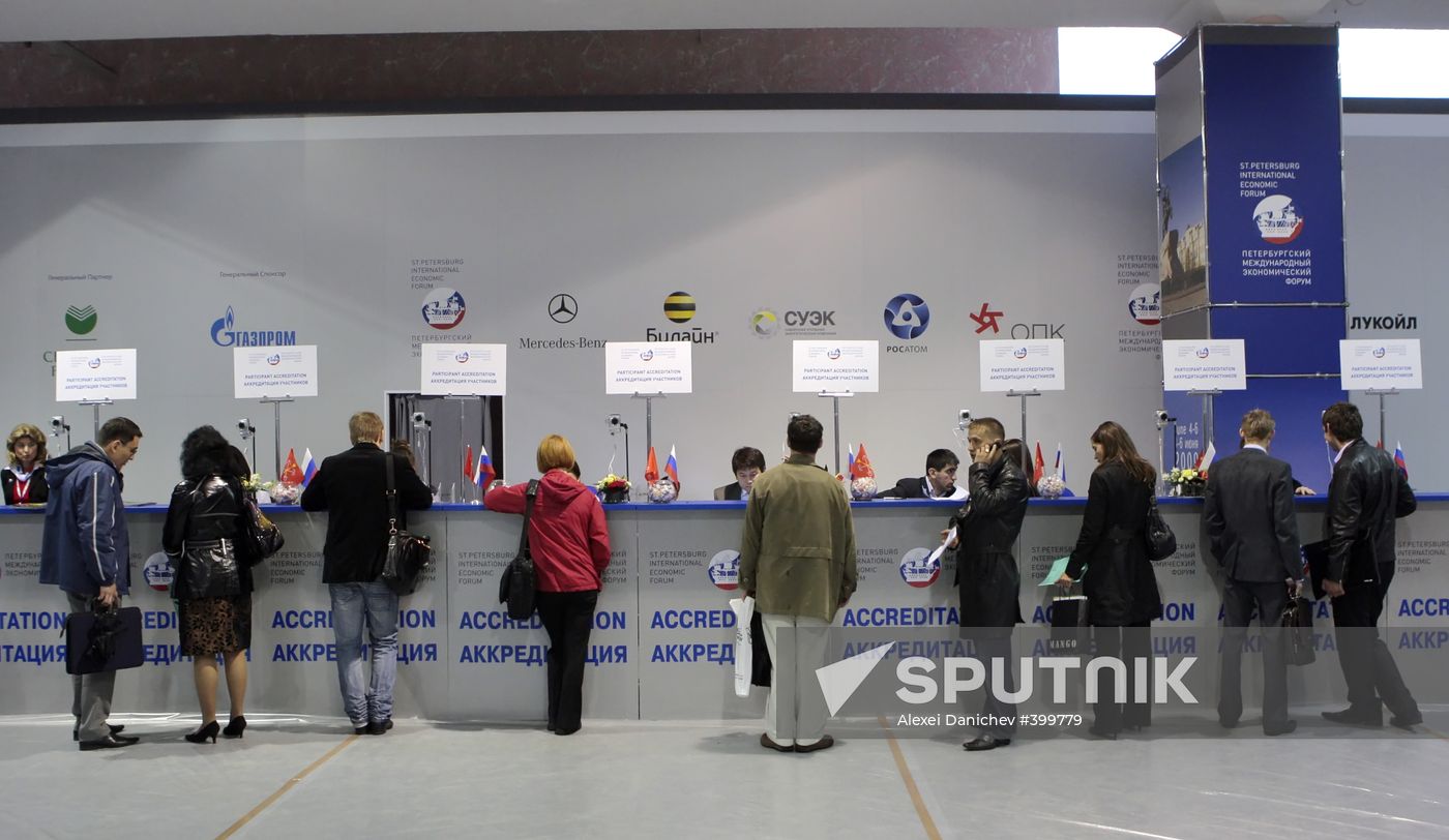 Preparations for economic forum in St. Petersburg