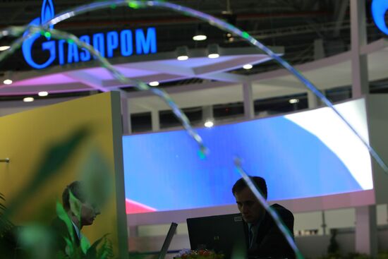 St. Petersburg International Economic Forum. Gazprom's stand