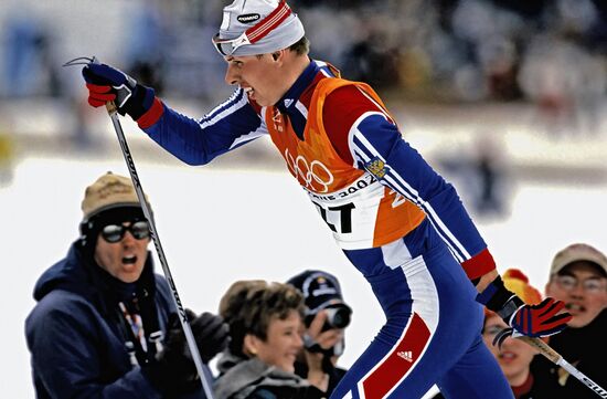 Olympic ski champion Mikhail Ivanov