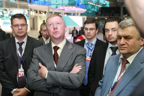 St. Petersburg International Economic Forum. Rosnano stand