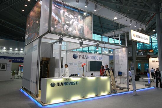 PIEF. RIA Novosti's exhibit