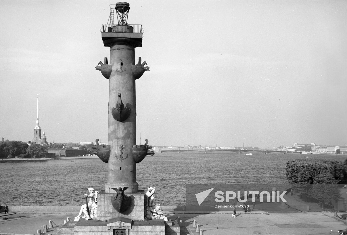 ROSTRAL COLUMN SPIT OF ST.BASIL ISLAND