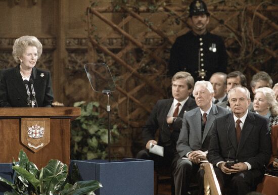 PRIME MINISTER THATCHER GORBACHEV