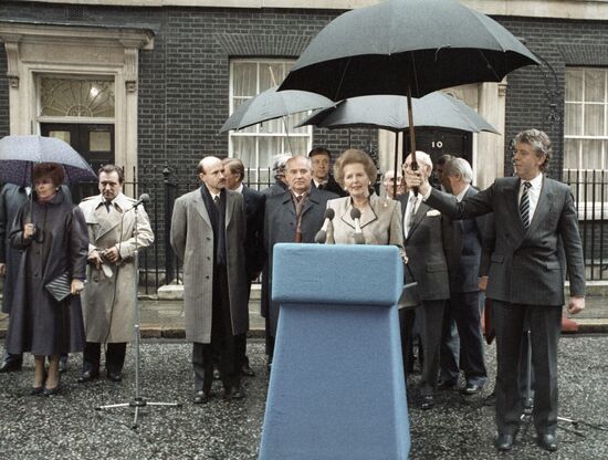 PRIME MINISTER THATCHER GORBACHEV 