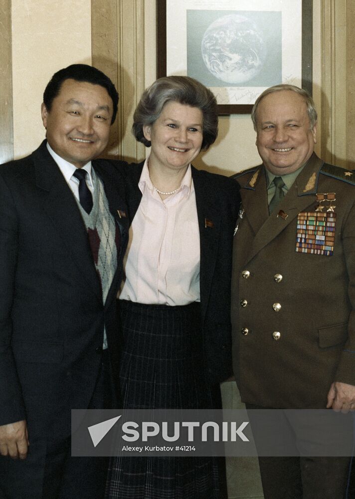 COSMONAUTS GORBATKO TERESHKOVA GURRAGCHA
