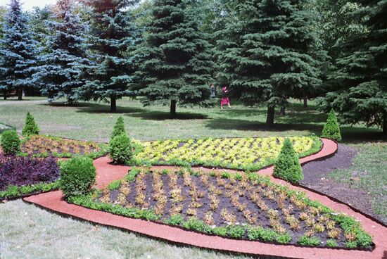 OSTANKINO PARK FLOWER BED