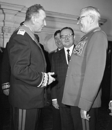 AMBASSADOR PTASINSKI MARSHAL GRECHKO ORDER PEOPLE'S REPUBLIC OF