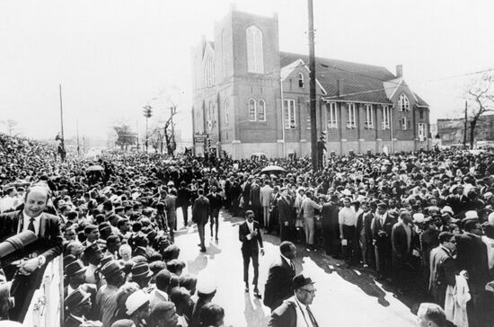 FUNERALS OF MARTIN LUTHER KING