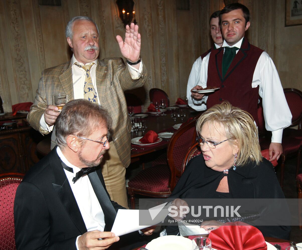 Party in honor of Café Pushkin's tenth foundation anniversary