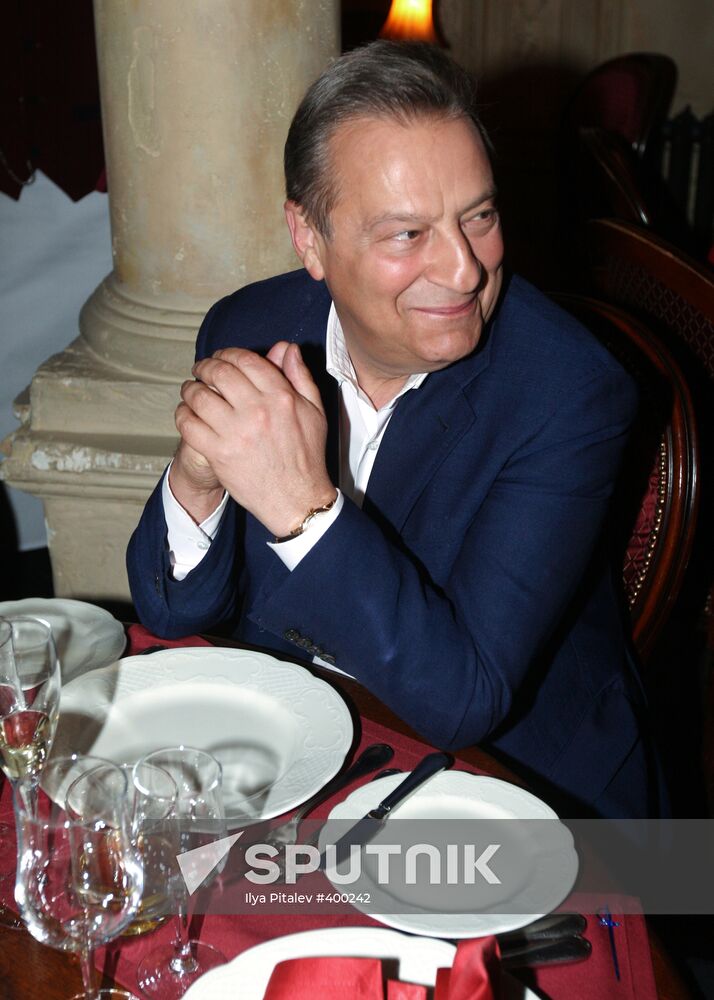 Party in honor of Café Pushkin's tenth foundation anniversary