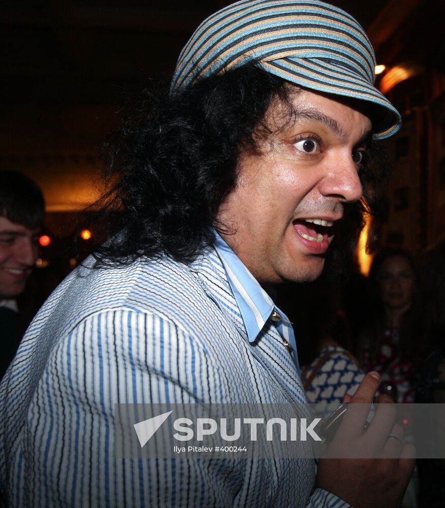 Party in honor of Café Pushkin's tenth foundation anniversary