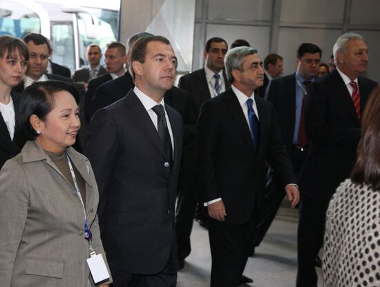 President Dmitry Medvedev attends St. Petersburg Economic Forum