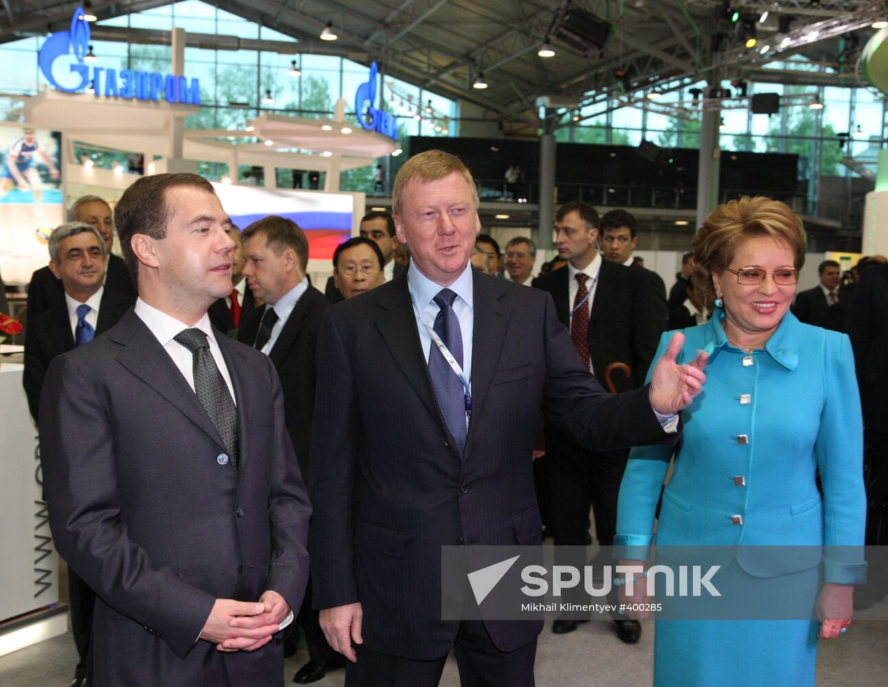 President Dmitry Medvedev attends St. Petersburg Economic Forum