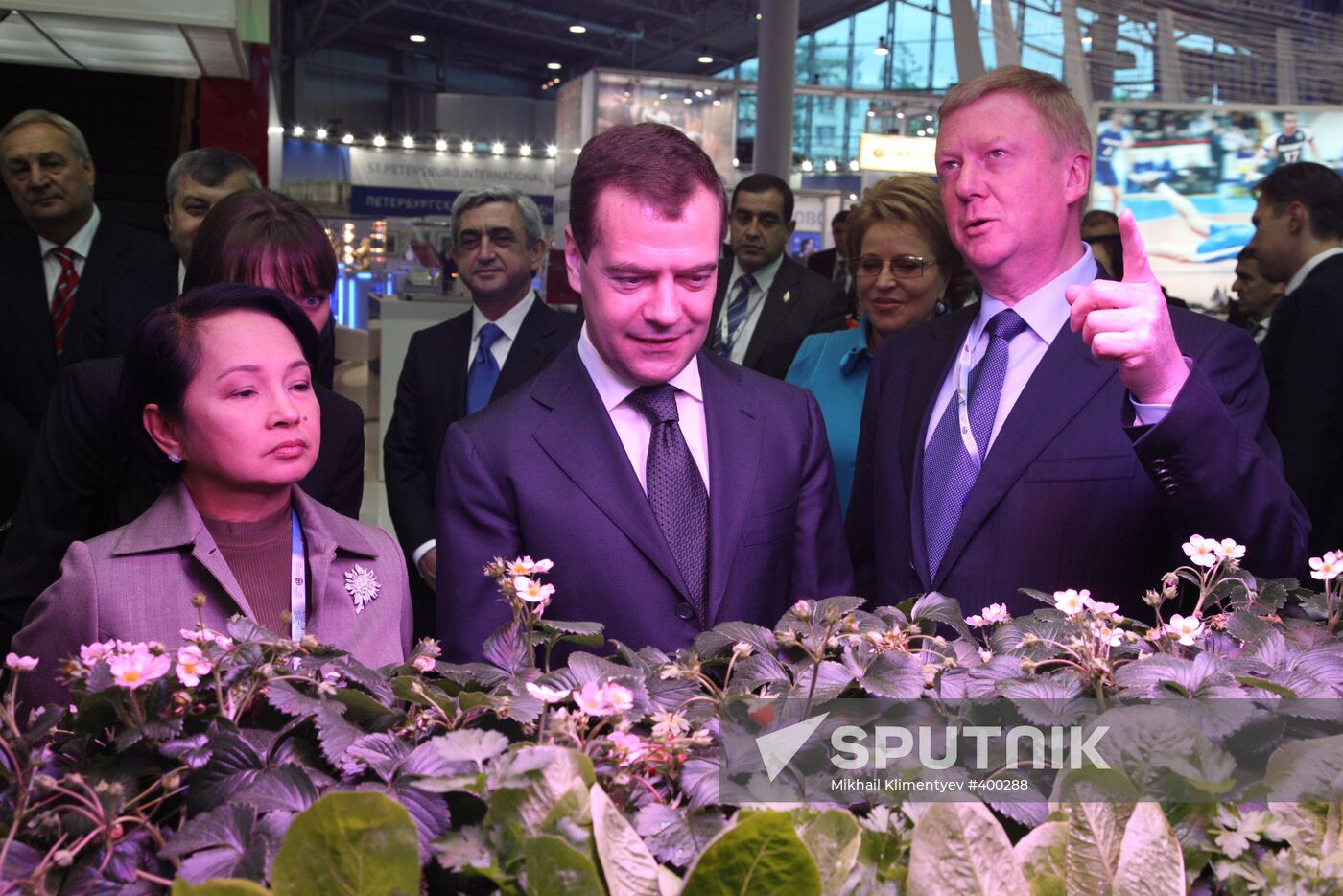 President Dmitry Medvedev attends St. Petersburg Economic Forum